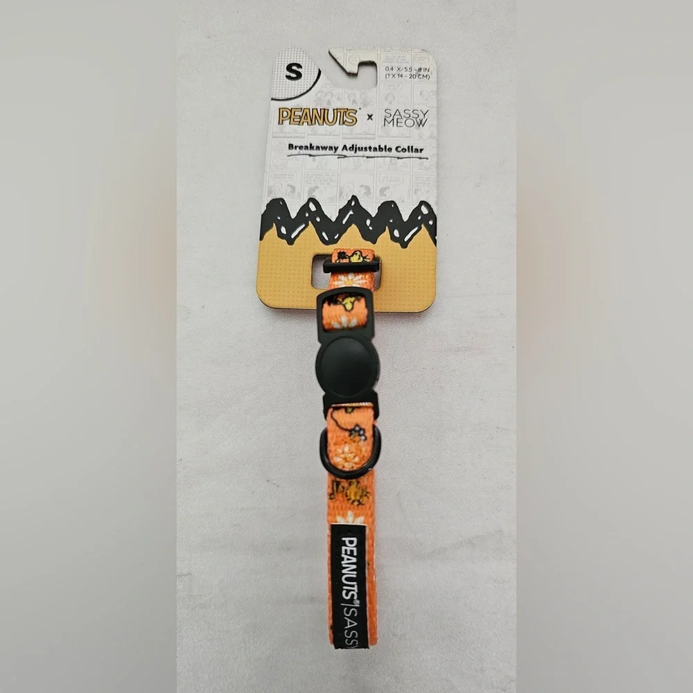 Peanuts Sassy Meow Woodstock Breakaway Collar (S)